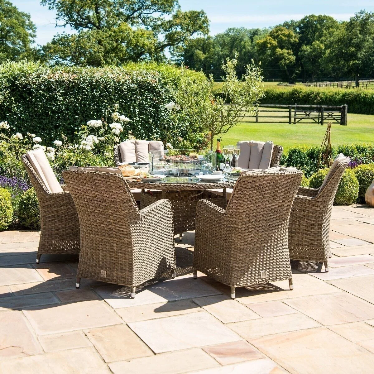 Winchester-Venice-6-Seat-Round-Rattan-Fire-Pit-Dining-Set-2